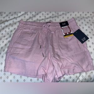 GAP Pink Linen Shorts Size Medium